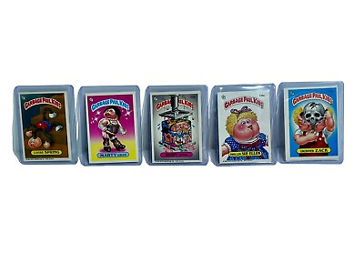 #ad Garbage Pail Kids Five Card Lot With Protective Shelve Vintage Set 1986 $17.00