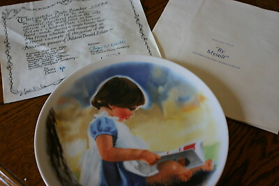 #ad 1996 Donald Zolan#x27;s Children Collection Plate By Myself issue #3 $15.00