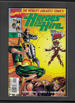 #ad Heroes For Hire #2 1997 Series Near Mint 9.2 $4.95