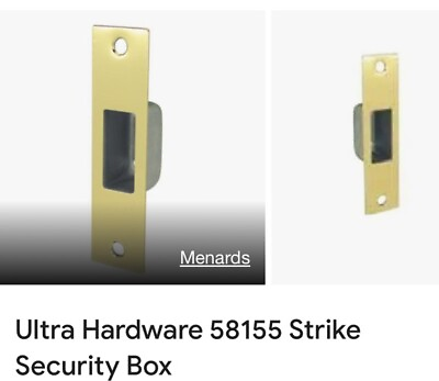 #ad Strike Box For Door 58155 Heavy Duty 4. 7 8 X. 1. 1 4 Ultra Hardware $7.25