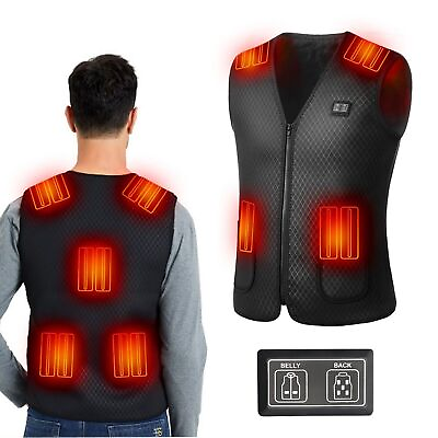 #ad Sojoy Washable Heated Vest Warm USB Charging Electric Heating Vest 7 Heated Zone $53.99