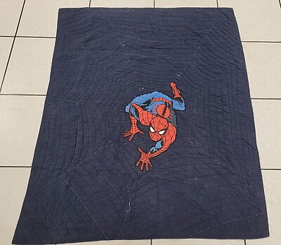 #ad Pottery Barn Kids Spiderman Blanket ONLY. 7 X 5.5 Feet. READ PLEASE $54.99