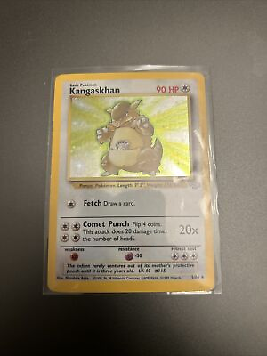 #ad Pokemon Card Kangaskhan 5 64 Holo NM 5B $9.00