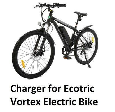 #ad 🔥AC Adapter battery Charger For Ecotric Vortex Electric Bike Commuter $29.42