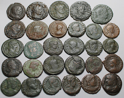 #ad 1 Genuine Ancient Roman coin Constantine Licinius Cosntantius Valens Constans $14.22