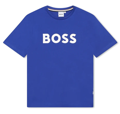 #ad Hugo Boss Kids Logo T Shirt Blue J25O04 79B $31.50