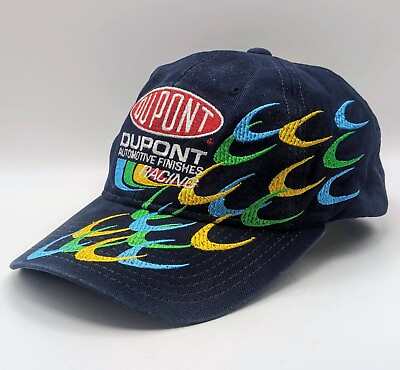 #ad Vintage Dupont Auto Racing #24 Jeff Gordon SnapBack NASCAR Hat Cap Chase $14.99