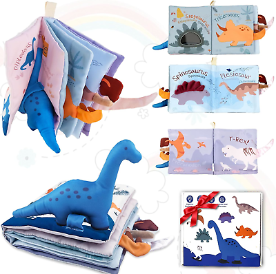 #ad Richgv Soft Baby Books Toys 0 3 6 12 Months 3D Touch and Feel Crinkle Books Ba $18.24