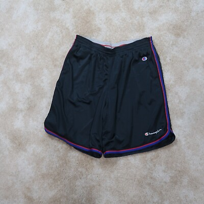 Champion Athletic Shorts Sportswear Men#x27;s XL Blach Mesh $12.74