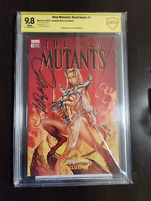 #ad New Mutants: Dead Souls #1 J. Scott Campbell Variant Signed CBCS 9.8 W CoA CGC $199.99