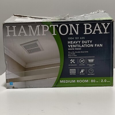 #ad Hampton Bay Heavy Duty Vent Ceiling Mount Room Side Installation Exhaust Fan $39.99