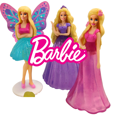 #ad Barbie Mini Collectible Figurines 8 Toys Dolls Bundle $19.99