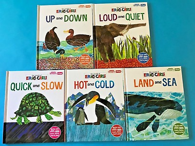 #ad The World of ERIC CARLE Lot of 5 Books; Works with MY FIRST SMART PAD $20.00
