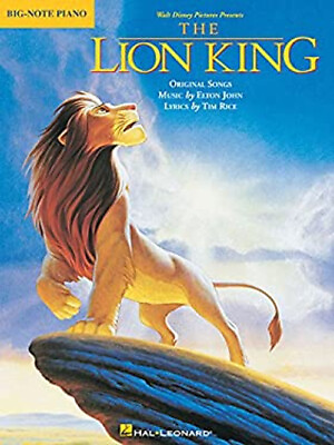 #ad The Lion King : Big Note for Piano Paperback $5.76