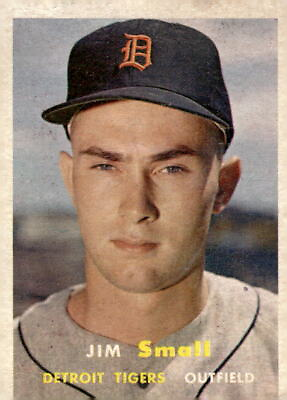 #ad 1957 Topps #33 Jim Small Baseball Card $2.99
