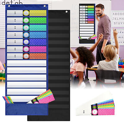 #ad Daily Schedule Pocket Chart School Supplies Classroom Pocket Chart Schedule $16.35