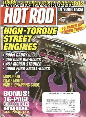 #ad September 1998 Hot Rod Ray Barton Racing 527 lb ft 451 Mopar Stroker Skully $17.00