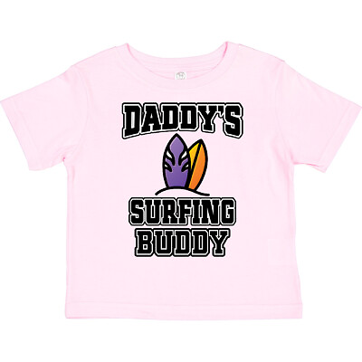 #ad Inktastic Daddy Surfing Buddy Kids Surfer Toddler T Shirt Dad Childs Vacation $16.99