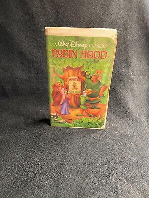 #ad Robin Good Walt Disney Black Diamond Collection VHS Tape $7.00