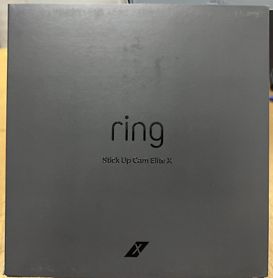 #ad Ring Stick Up Cam Elite X With PoE Adaptor Indoor Outdoor Black $199.00