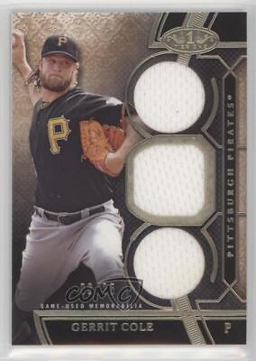 #ad 2015 Topps Tier One Relics Triple Swatch 25 Gerrit Cole #TOR GC $15.20