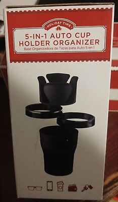 #ad 5 in 1 CUP Auto Holder Organizer On the Go Car TRAVEL USE ALL SEASONS $7.99