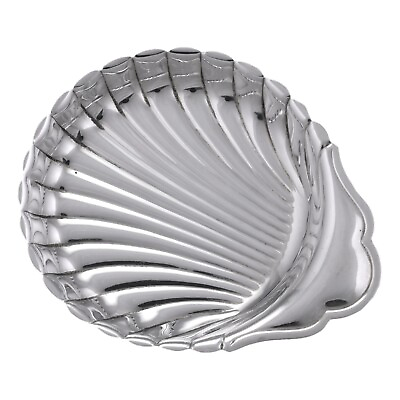 #ad CHRISTOFLE Silver Plate Shell Design Small Butter Serving Shell Dish GBP 69.99