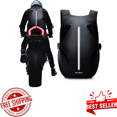 #ad Motorcycle Backpack Waterproof Helmet Backpack for Men Motorcycle Accessories $59.79