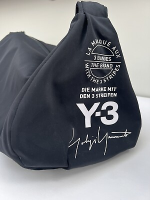 #ad Y 3 Yohji Yamamoto Travel Gym Nylon Shoulder Bag Tote Black $295.00