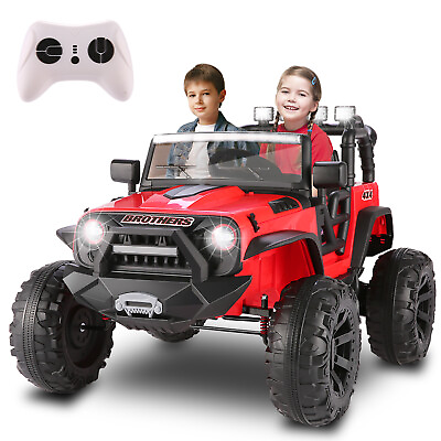 #ad Ride on Car 2 Seaters for Kids Electric Truck Toy NEW 24V with Remote Control # $69.99