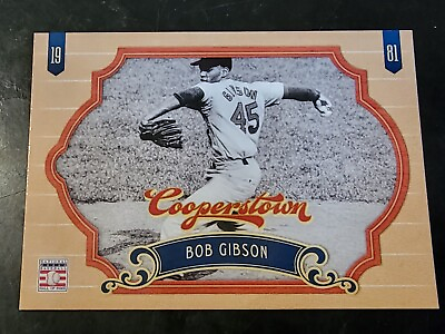 #ad 2012 Panini Cooperstown Baseball #104 Bob Gibson *BUY 2 GET 1 FREE* $1.00