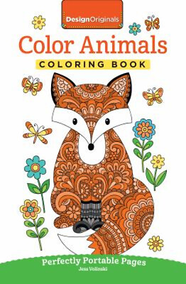 #ad Color Animals Coloring Book : Perfectly Portable Pages Paperback $6.50