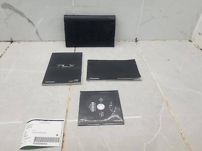 #ad 2015 TLX OWNERS MANUAL W CASE amp; UNOPENED MANUAL CD #006053 $29.95