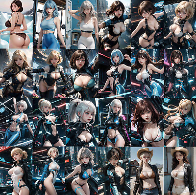 #ad Cosplay Poster 24quot; x 36quot; inch Anime Girl Model Prints Buy 2 get 1 Free Part V $14.69