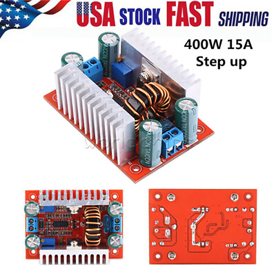 #ad 400W 15A DC Step up Boost Converter Constant Current Power Supply LED Driver USA $8.09