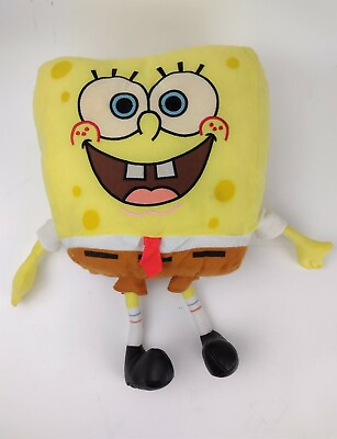 Nickelodeon Sponge Bob Squarepants 2002 Plush 15quot; Stuffed Pillow $22.99