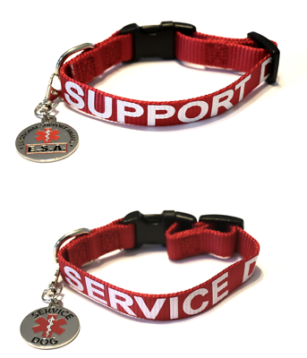 #ad Service Dog Emotional Support Animal Dog Collar Tag Harness ALL ACCESS CANINE™ $19.51