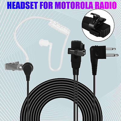 #ad FBI Style Mic EarPiece Headset Earphone for MOTOROLA CLS1110 Radio Walkie Talkie $8.48