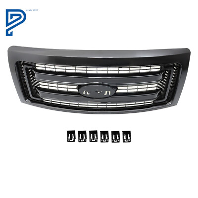 #ad Front Radiator Grille Assembly For 2009 2014 Ford F 150 Black DL3Z 8200 CA $163.99