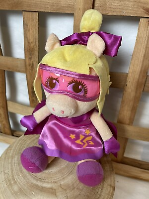 #ad Miss Piggy Superhero Plush Muppets $9.99