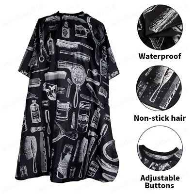 #ad New Hair Cutting Cape Pro Salon Hairdressing Hairdresser Gown Barber Cloth Apron $4.89