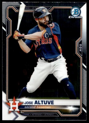 #ad 2021 Bowman Chrome Jose Altuve Houston Astros #24 $0.99