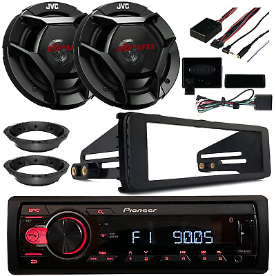 #ad Pioneer in Dash Bluetooth Receiver 2x 6.5quot; Speakers Harley Install Accessories $290.49