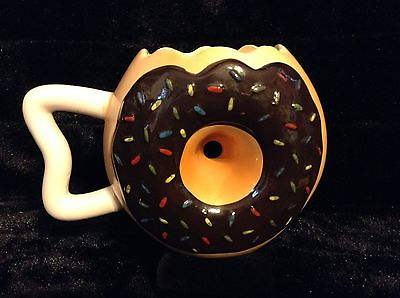 #ad MMM Donuts 3D Ceramic Coffee Mug Tea Hot Chocolate Big Mouth Toys 14 Oz $7.99