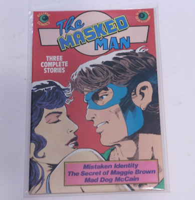 #ad The Masked Man #2 Eclipse Comics 1985 $4.49