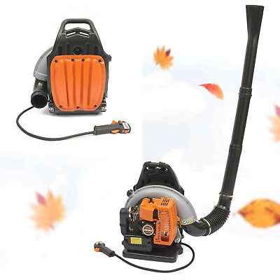 #ad 3.6 HP Commercial Grass Gas Powered Leaf Blower 63CC 2 Stroke Gasoline Backpack $155.80
