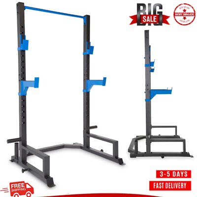 #ad Multi Function Adjustable Power Rack Power Cage Exercise Squat Stand Training US $224.99