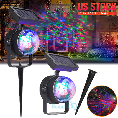 #ad Christmas Laser LED Projector Light Moving Outdoor Landscape Stage Xmas Lamp $16.67