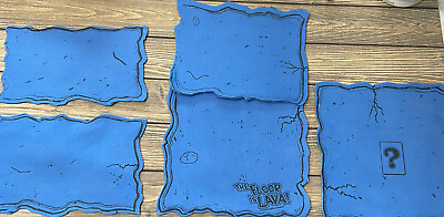 #ad The Floor is Lava Game Replacement Piece Part Blue Floor Pieces $8.99