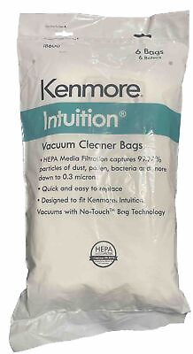 #ad Kenmore Intuition IB600 Hepa Replacement Vacuum Cleaner Bags 6 Bags $16.99